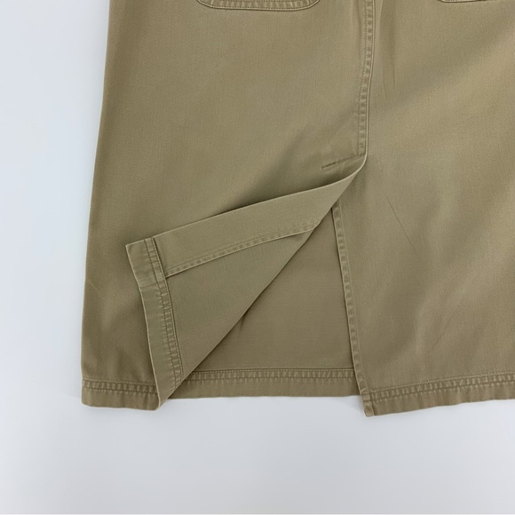 Columbia XCO Khaki Cotton Cargo Style Mini Pencil Skirt, 8 - Picture 11 of 16